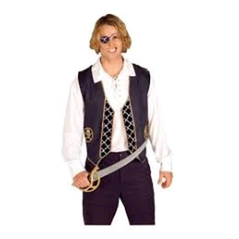 Pirate Vest Size Std - Jokers Costume Mega Store
