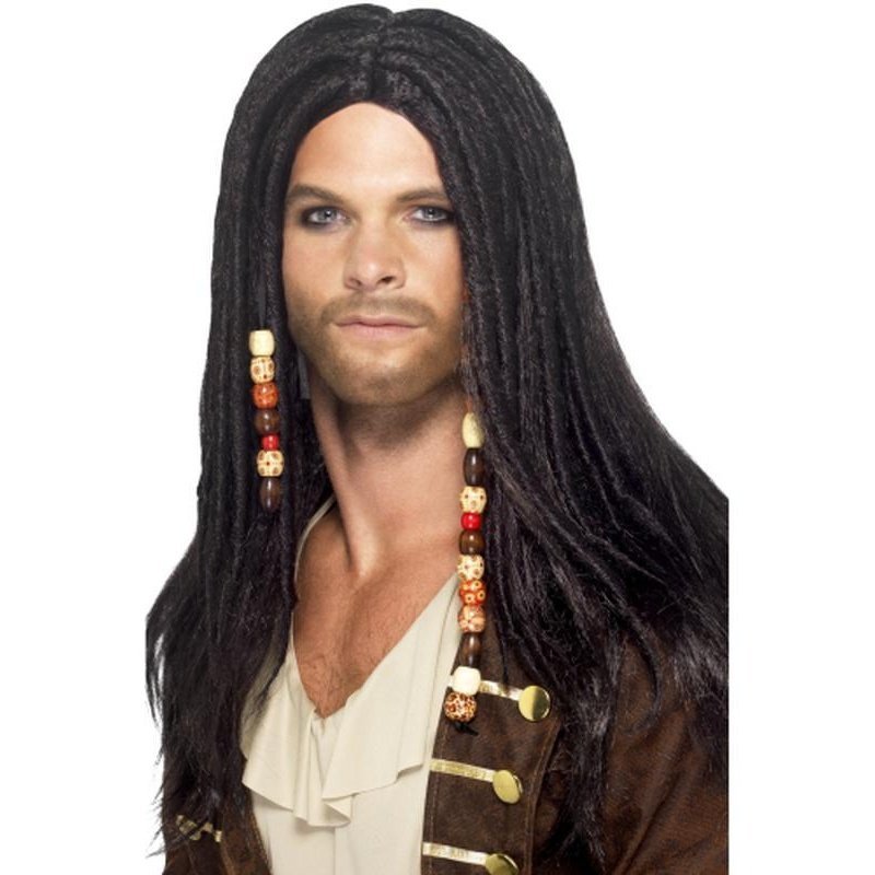 Pirate Wig - Black - Jokers Costume Mega Store