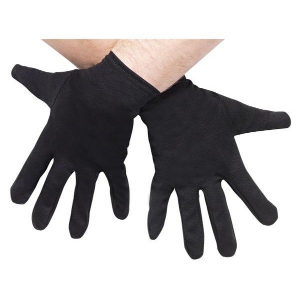 Plus Size Gloves Black - Jokers Costume Mega Store