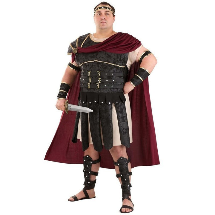 Plus Size Roman Gladiator Costume - Jokers Costume Mega Store
