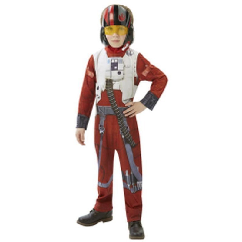 Poe X Wing Fighter Classic Size L Age 7 8 - Jokers Costume Mega Store