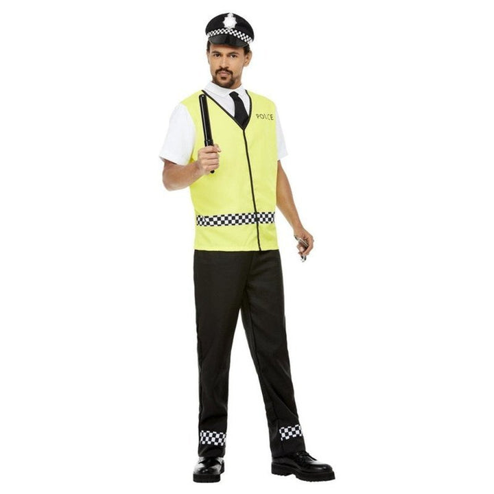 Police Officer Costume, Black - Jokers Costume Mega Store