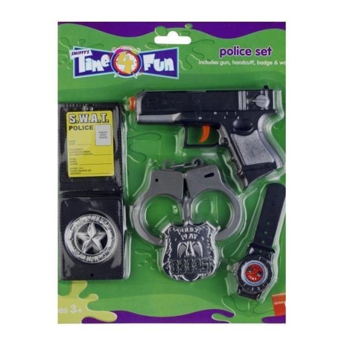 Police Set With Gun - Jokers Costume Mega Store