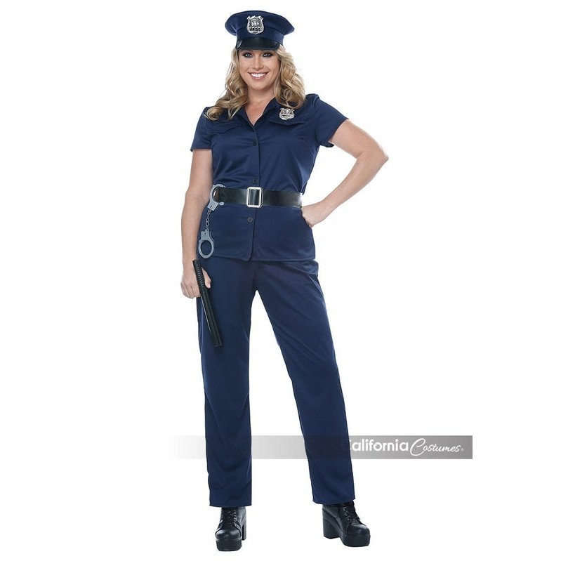 Police Woman Plus Size - Jokers Costume Mega Store