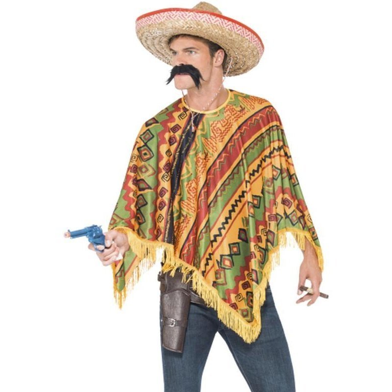 Poncho & Moustache - Jokers Costume Mega Store