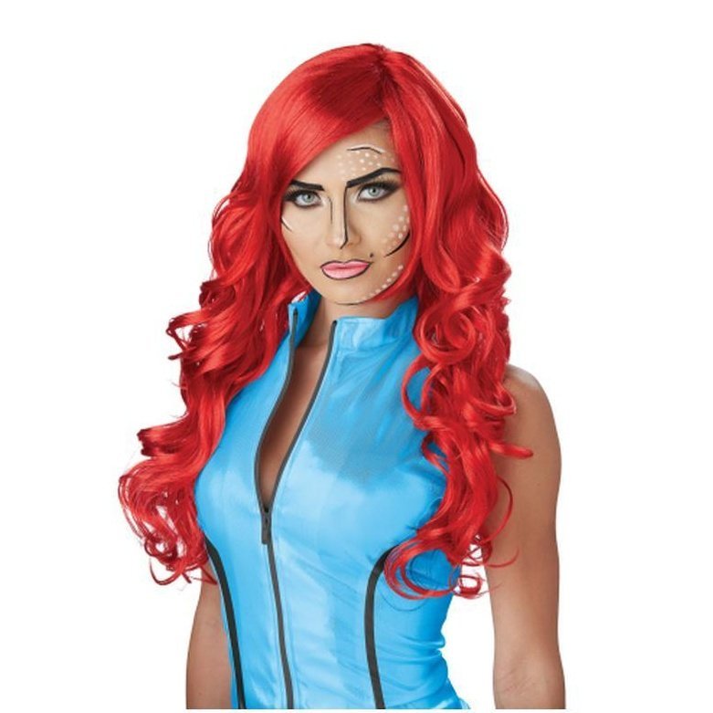 Pop Art Superhero Wig - Jokers Costume Mega Store