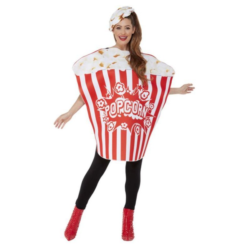 Popcorn Costume, Red & White - Jokers Costume Mega Store