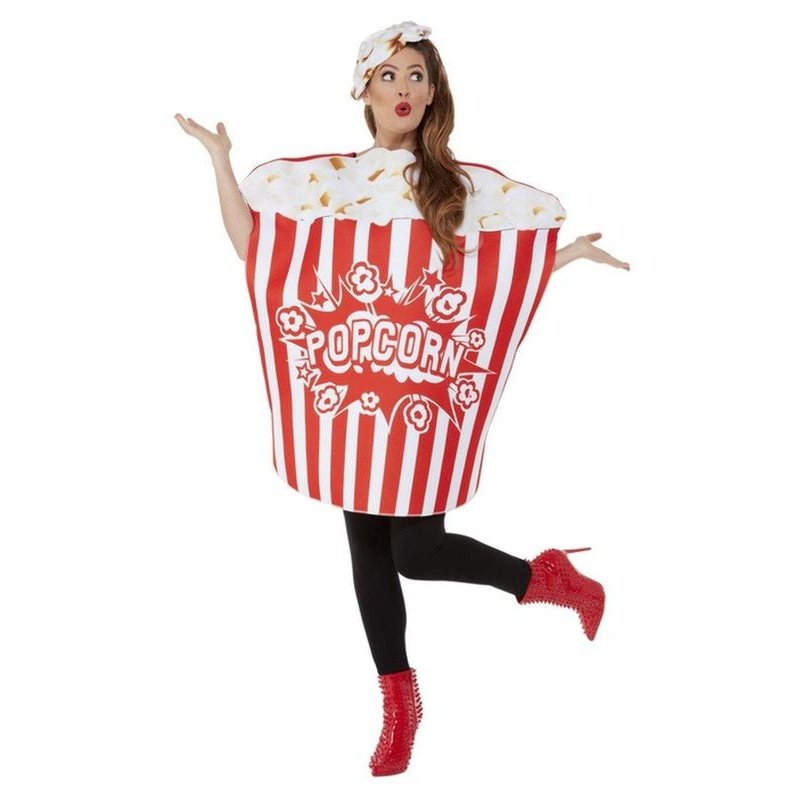 Popcorn Costume, Red & White - Jokers Costume Mega Store