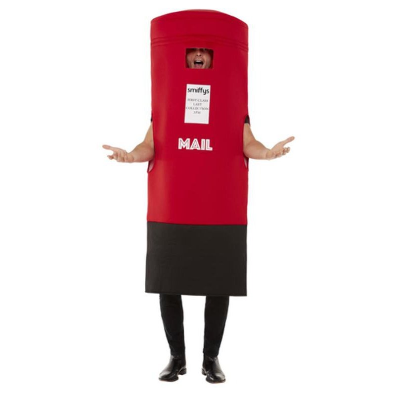 Post Box Costume, Red - Jokers Costume Mega Store