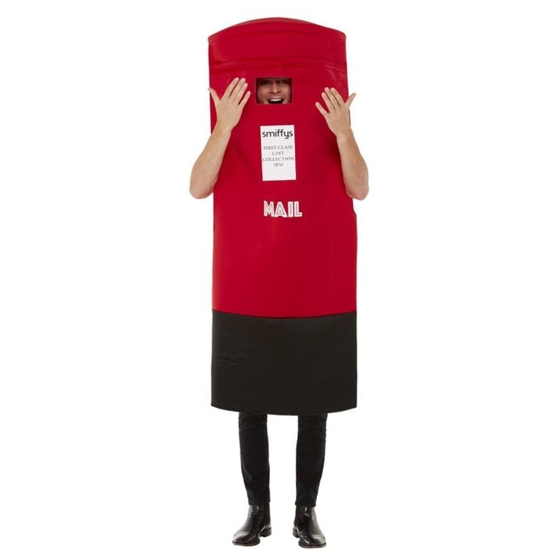 Post Box Costume, Red - Jokers Costume Mega Store