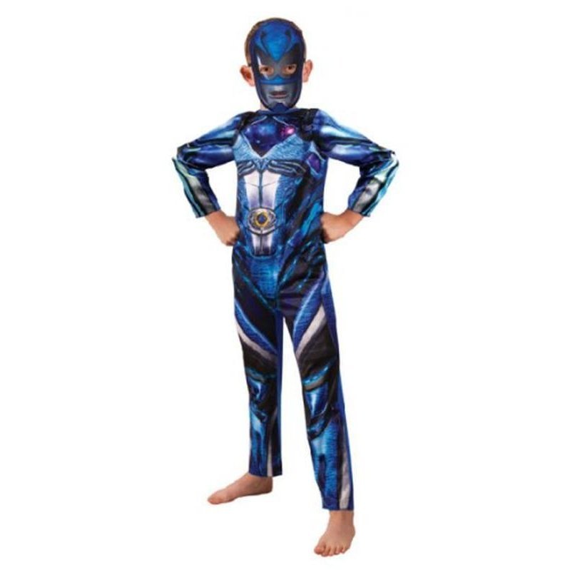 Power Rangers Classic Blue Costume Size 6 8 - Jokers Costume Mega Store