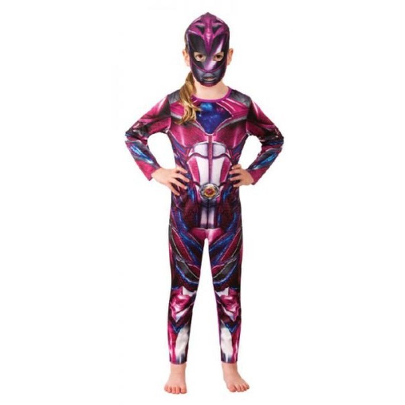 Power Rangers Classic Pink Costume Size 6 8 - Jokers Costume Mega Store