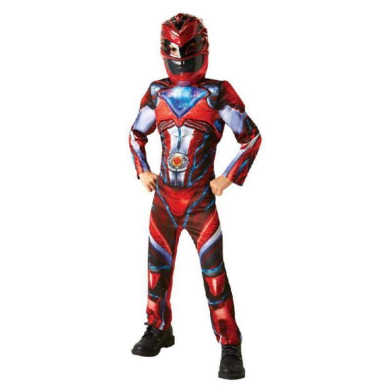 Power Rangers Red Deluxe Costume Size 6 8 - Jokers Costume Mega Store