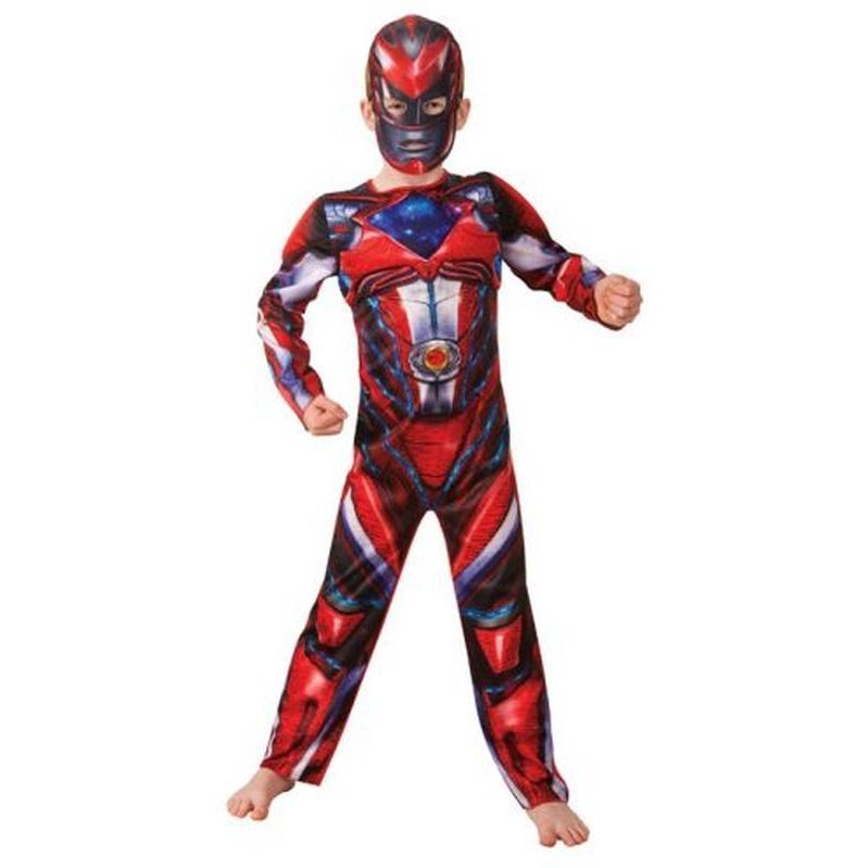 Power Rangers Red Fusion Costume Size 6 8 - Jokers Costume Mega Store