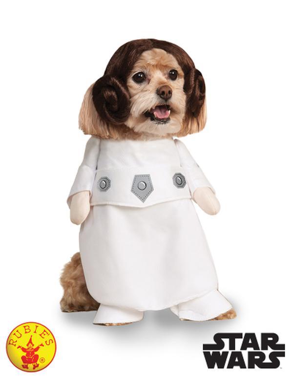 Princess Leia Pet Costume Size L - Jokers Costume Mega Store