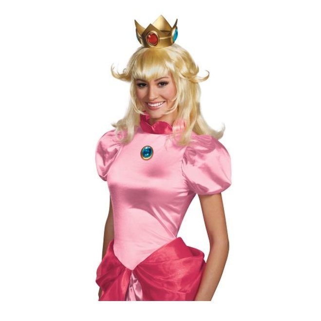 Princess Peach Adult Wig - Jokers Costume Mega Store