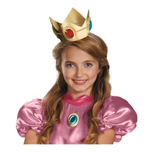 Princess Peach Crown And Amulet - Jokers Costume Mega Store