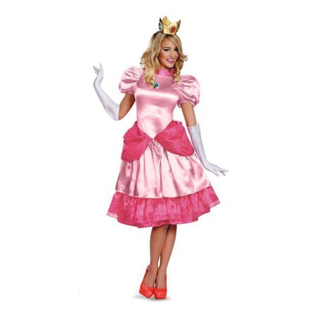 Princess Peach Deluxe Adult Costume - Jokers Costume Mega Store