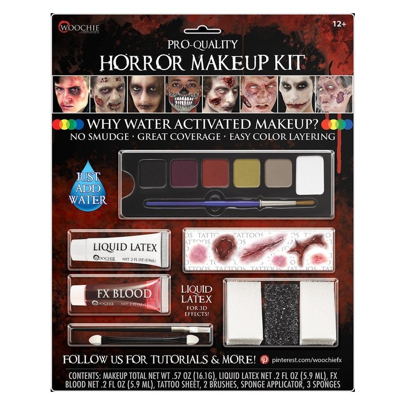 Pro Quality Halloween Horror Makeup Kit - Jokers Costume Mega Store