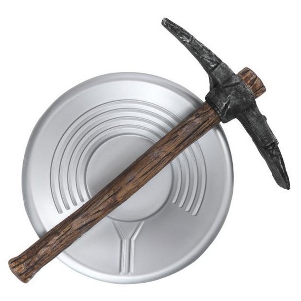 Prospector Pick Axe And Pan - Jokers Costume Mega Store