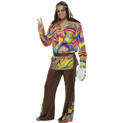Psychedelic Hippie Man Costume - Jokers Costume Mega Store