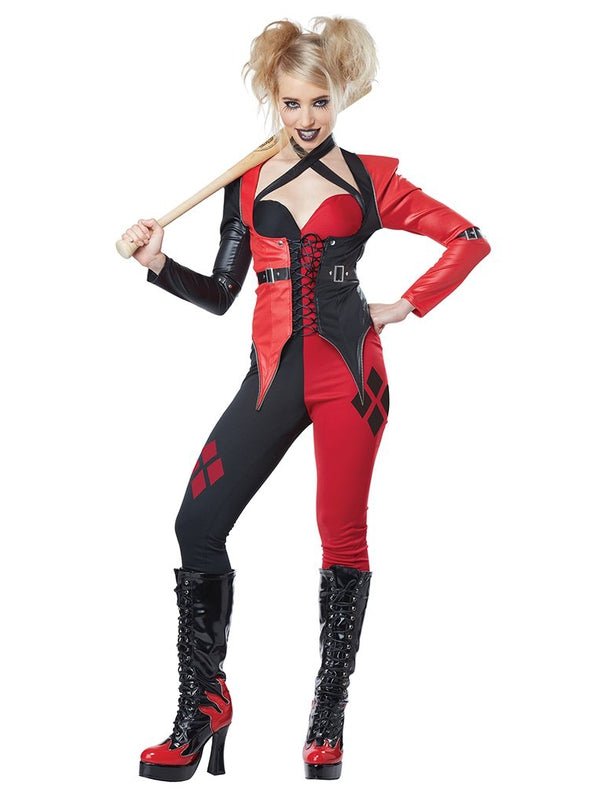 Psycho Jester Chick/Adult - Jokers Costume Mega Store