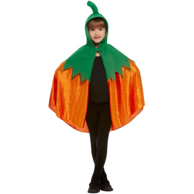 Pumpkin Hooded Cape - Jokers Costume Mega Store