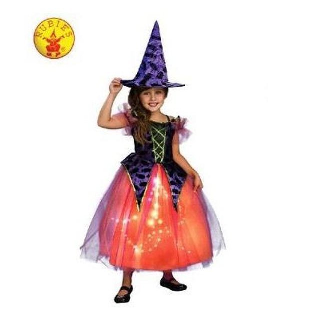 Purple And Orange Witch Costume Size S - Jokers Costume Mega Store