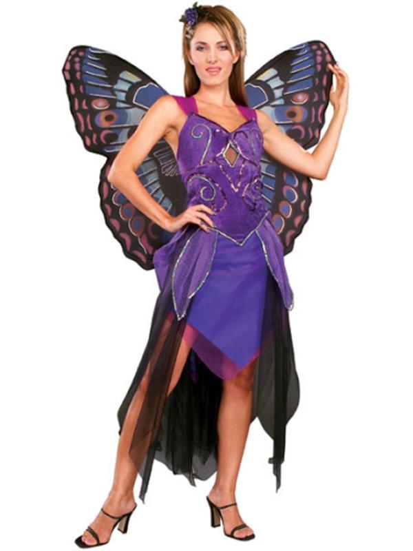 Purple Butterfly Size Std - Jokers Costume Mega Store