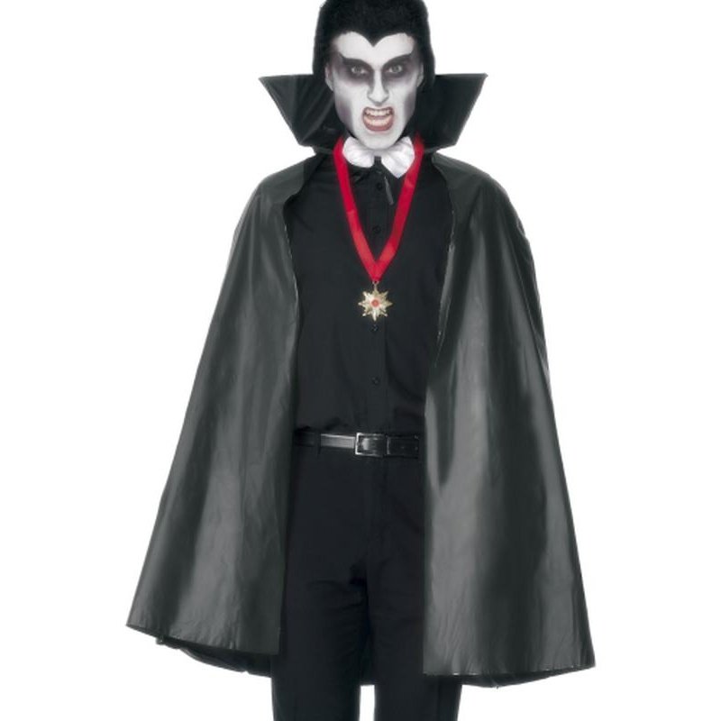 Pvc Vampire Cape - Jokers Costume Mega Store