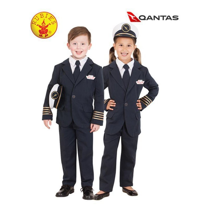 Qantas Captain's Uniform Size 3 5 - Jokers Costume Mega Store