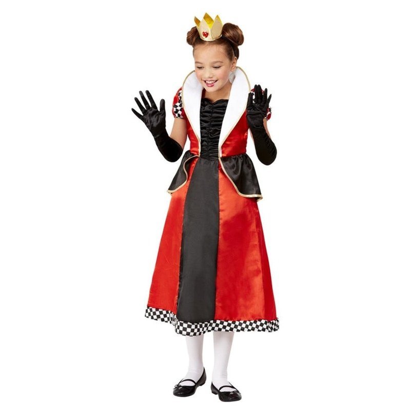 Queen Of Hearts Costume, Red - Jokers Costume Mega Store
