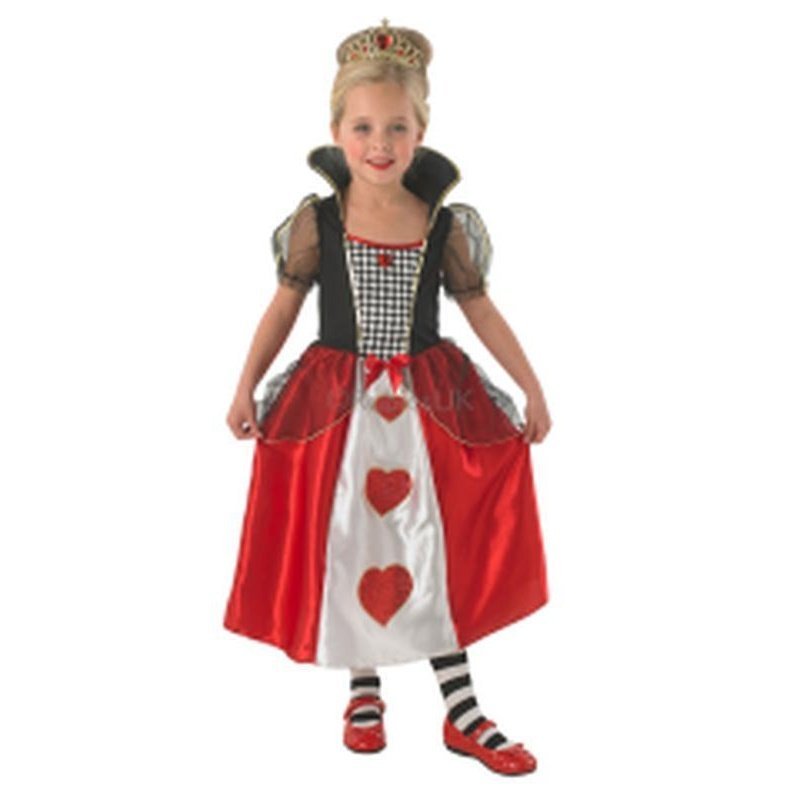 Queen Of Hearts Size 5 6 - Jokers Costume Mega Store