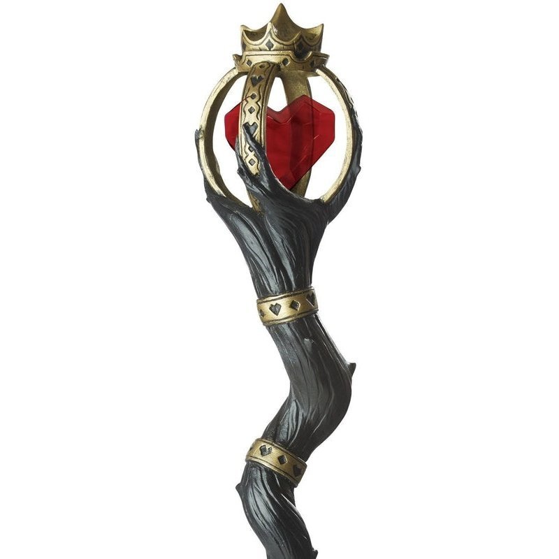 Queen Of Hearts Staff Costume Accessory - Jokers Costume Mega Store