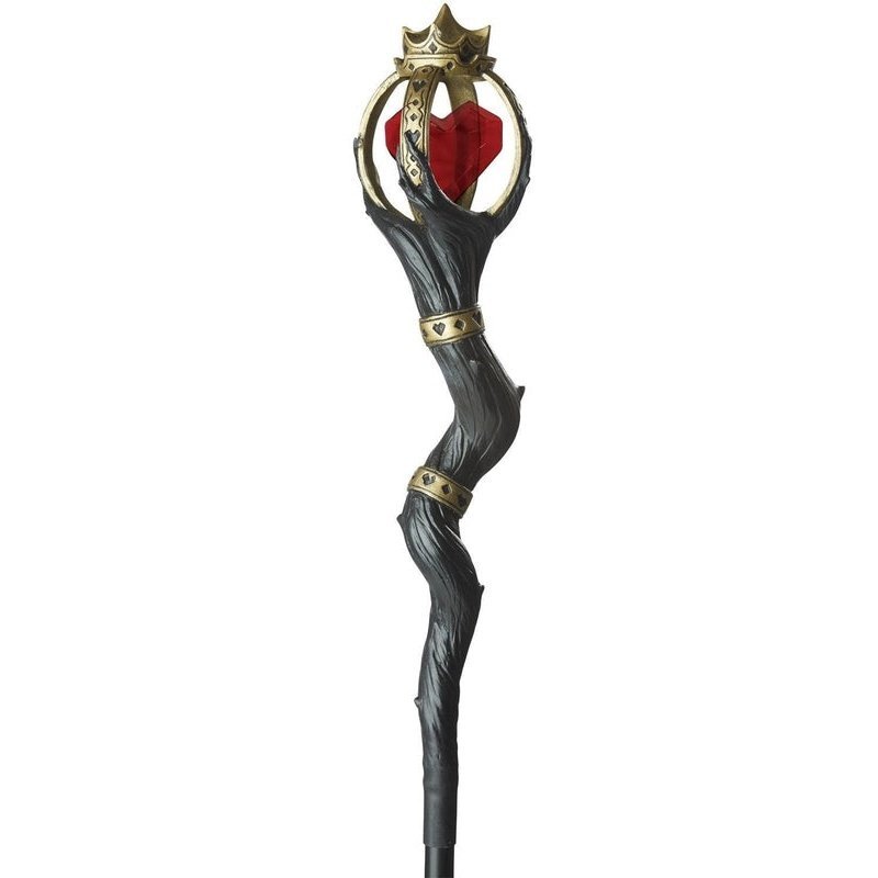 Queen Of Hearts Staff Costume Accessory - Jokers Costume Mega Store