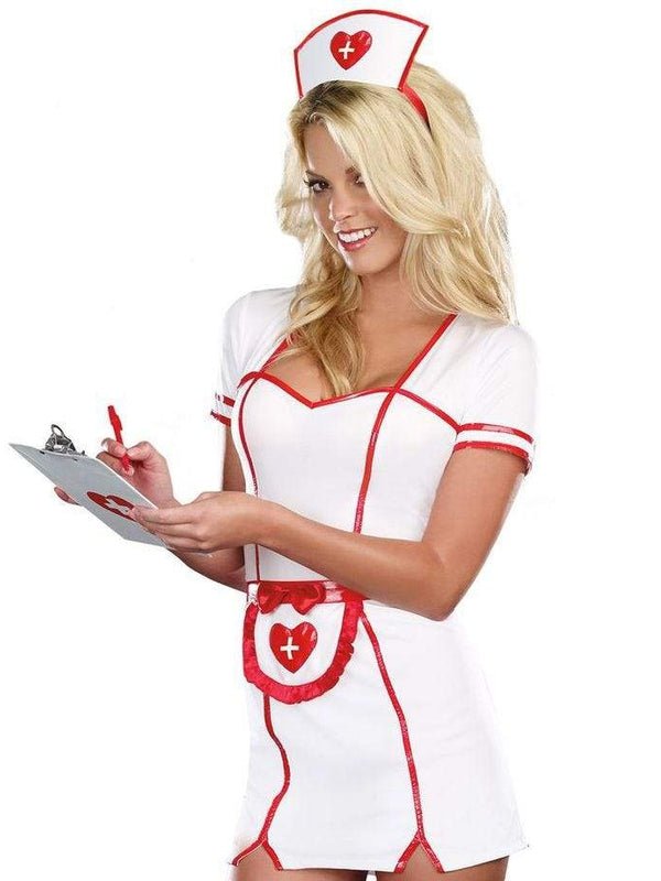 R Eally N Aughty Women's Sexy Nurse Costume - Jokers Costume Mega Store