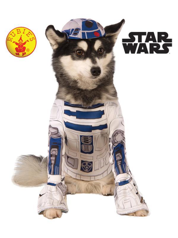 R2 D2 Pet Costume Size Xl - Jokers Costume Mega Store