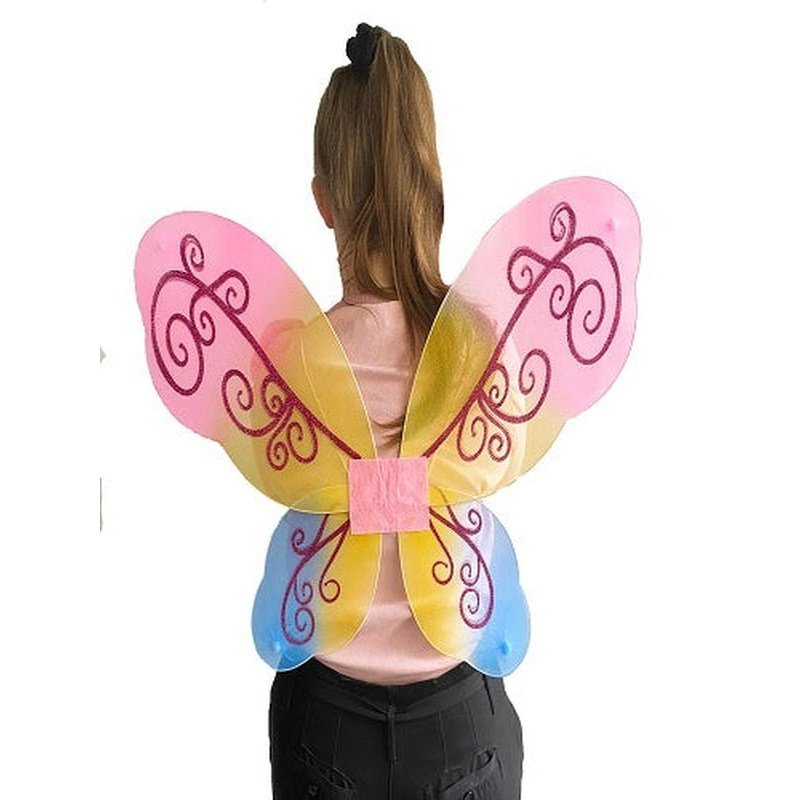 Rainbow Butterfly Wings - Jokers Costume Mega Store