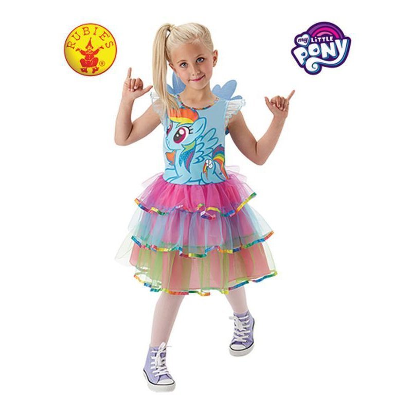 Rainbow Dash Mlp Costume Size 3 5 - Jokers Costume Mega Store