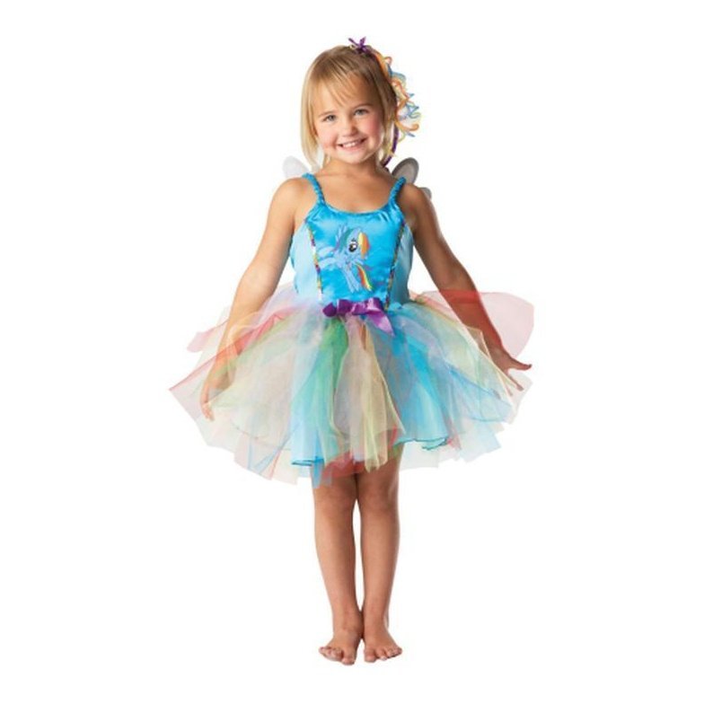 Rainbow Dash Mlp Costume Size 4 6 - Jokers Costume Mega Store