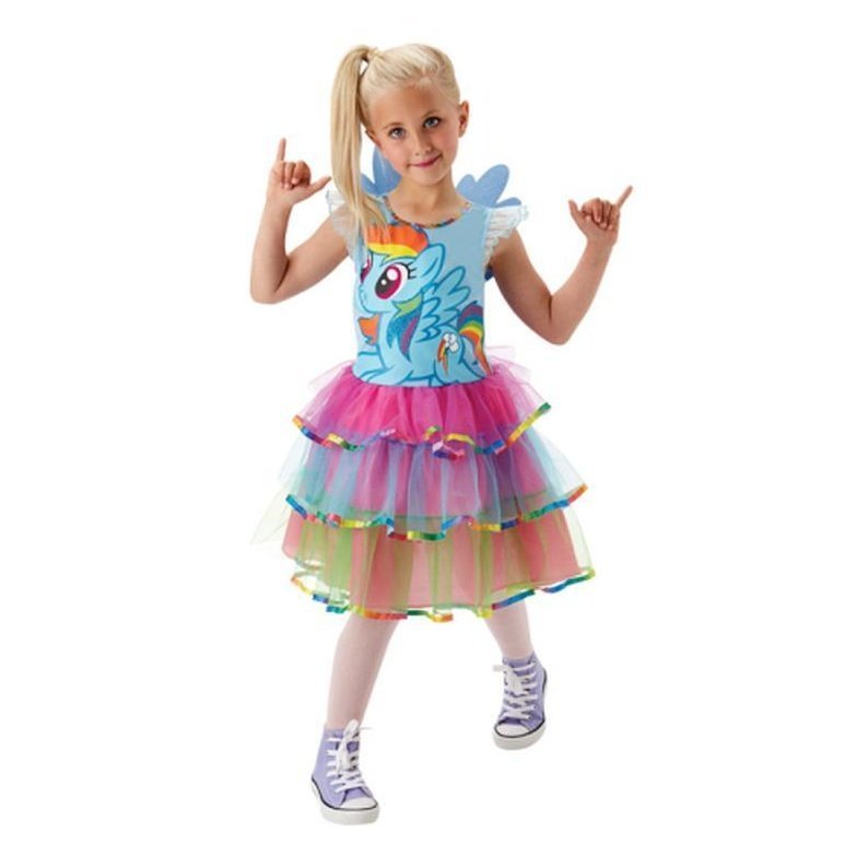 Rainbow Dash Mlp Deluxe Costume Size 3 5 - Jokers Costume Mega Store