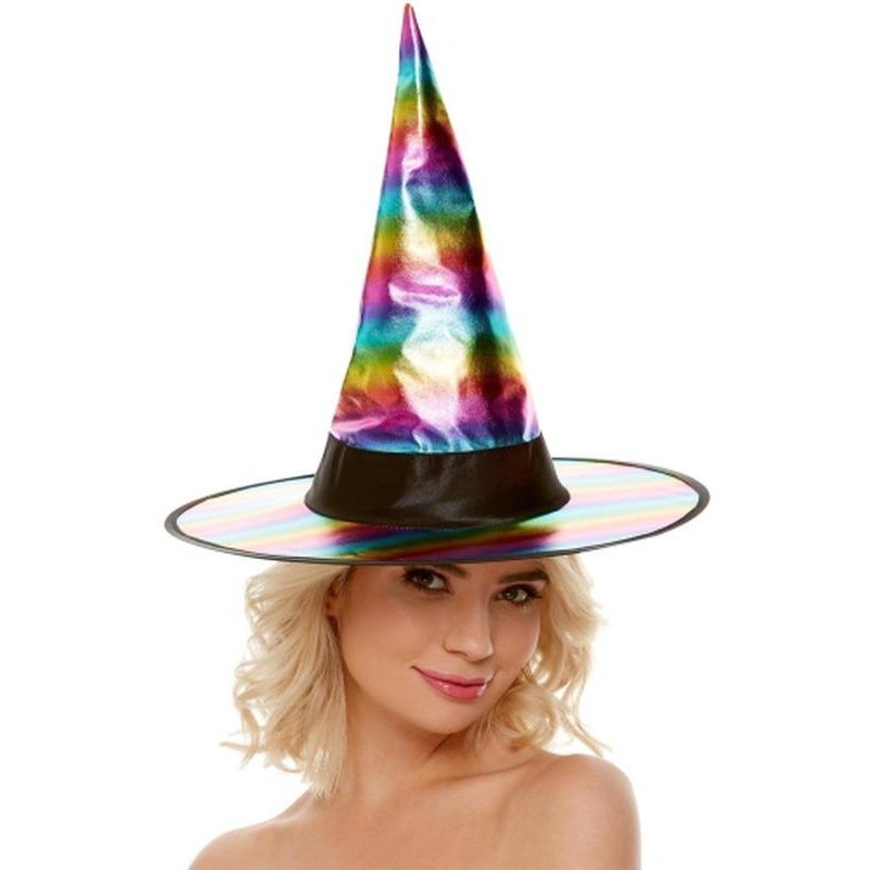 Rainbow Witch Hat - Jokers Costume Mega Store