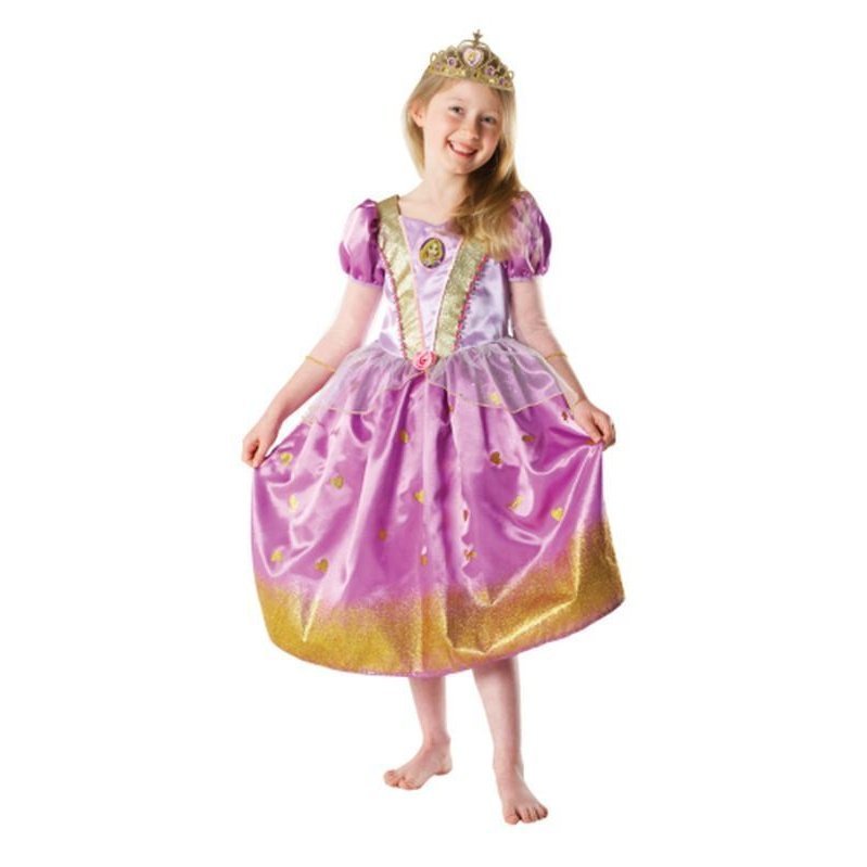 Rapunzel Glitter Costume Size 4 6 - Jokers Costume Mega Store
