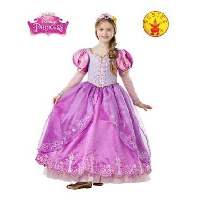 Rapunzel Limited Edition Premium Dress Size 7 8 - Jokers Costume Mega Store