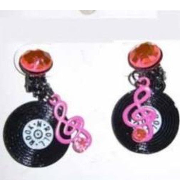 Record Earrings - Jokers Costume Mega Store