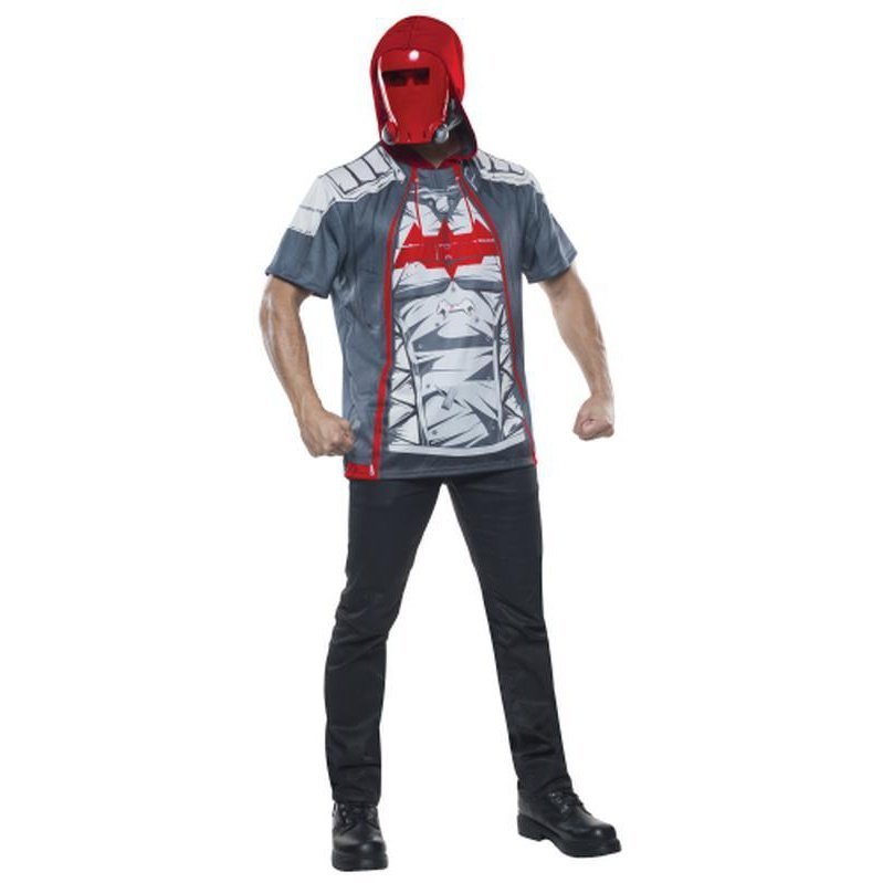 Red Hood Costume Top Size Xl - Jokers Costume Mega Store