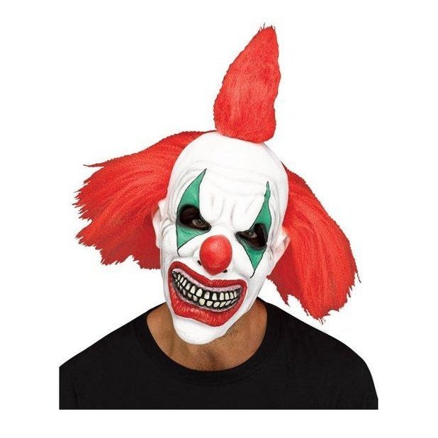 Red Hooligan Clown Mask - Jokers Costume Mega Store