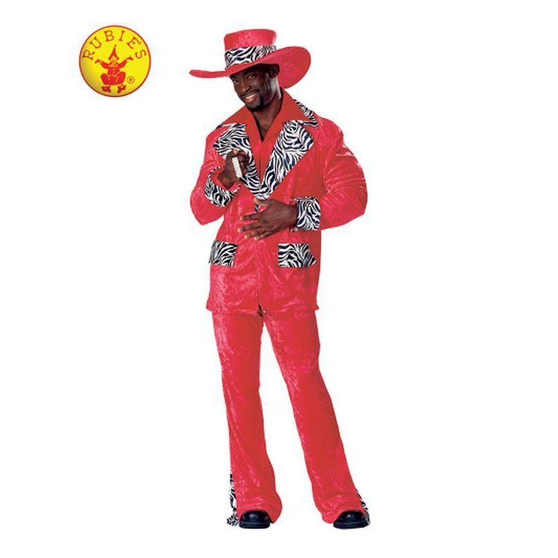Red Hot Playa Size Xl - Jokers Costume Mega Store
