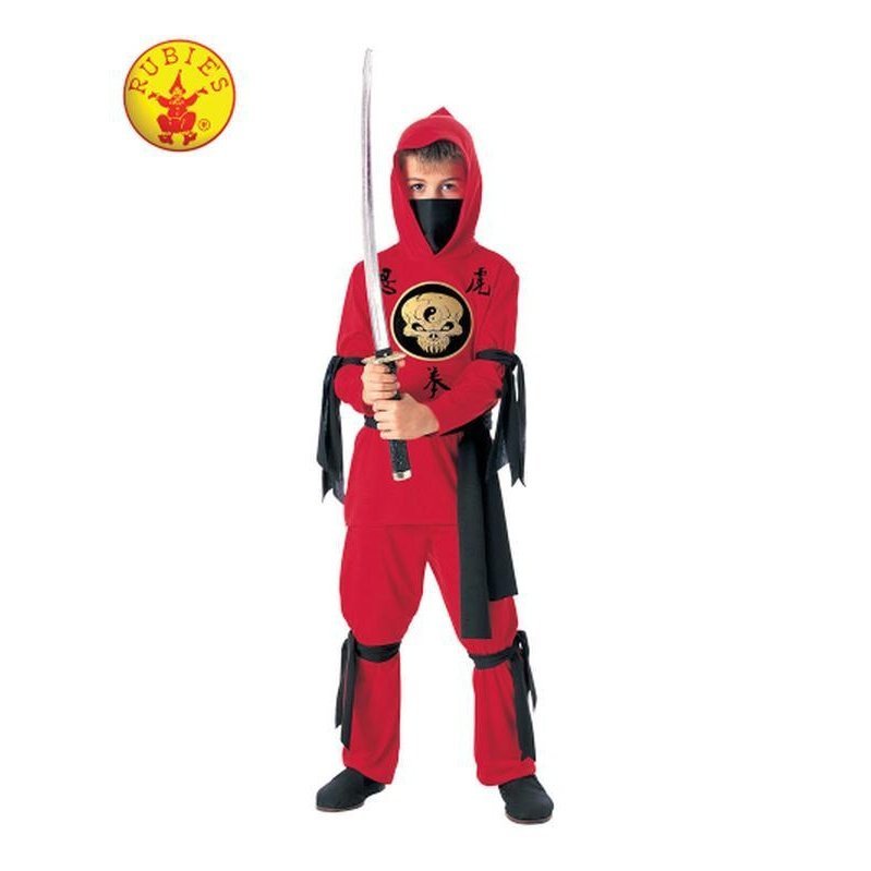 Red Ninja Size L - Jokers Costume Mega Store