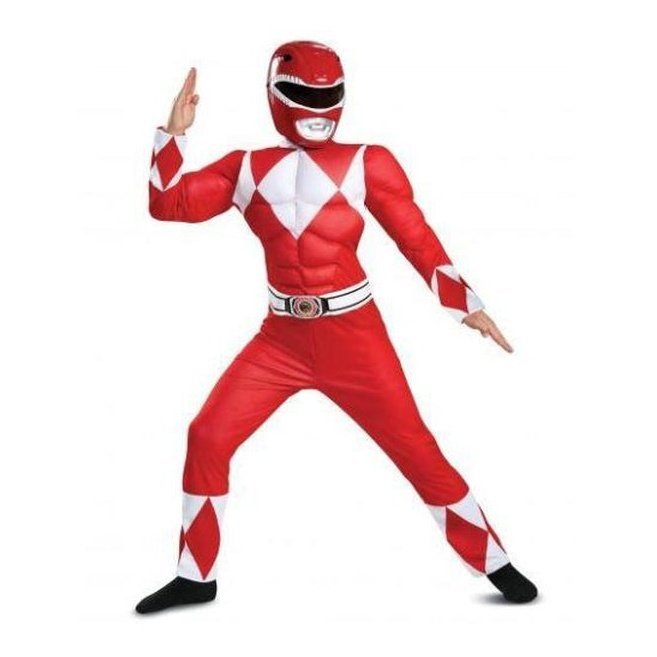 Red Ranger Classic Muscle Costume - Jokers Costume Mega Store